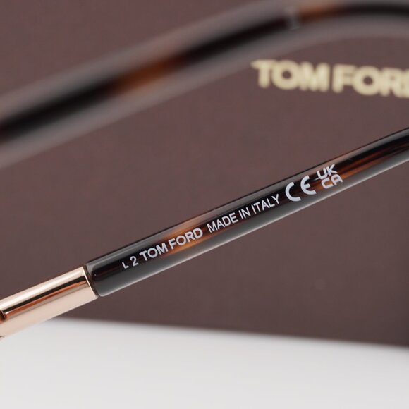 Tom Ford Solange-02 FT1089 52E Square Sunglasses - Dark Havana\Brown - Picture 9 of 10